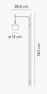 Kinkiet led Vibia TEMPO 5764 / 5765 - 4