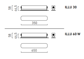Kinkiet led Chors Illu 30/60 kinkiet - 3