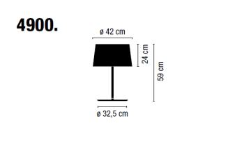 Lampa stołowa VIBIA WARM 4900 - 3