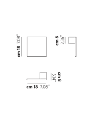 Lodes PUZZLE SINGLE SQUARE wall/ceiling - 3