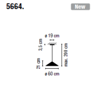 Vibia NORTH 5664 - 3