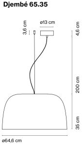 Marset Djembé wisząca 65.35 - 3