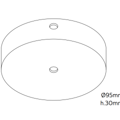 KARMAN rozeta montażowa SR0102B EXT