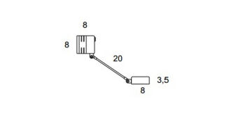 Kinkiet Lumina Daphine Parete 20 LED - 3