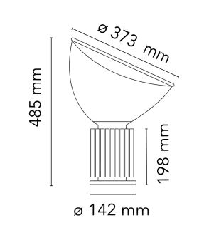 Lampa biurkowa Flos Taccia Small - 7