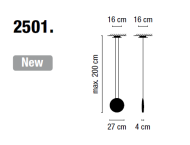 VIBIA COSMOS 2501 - 3