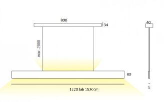 Lampa wisząca MOLTO LUCE After 8 / Long PDI - 3