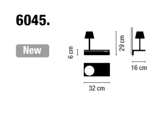 Kinkiet led VIBIA SUITE 6045 - 5