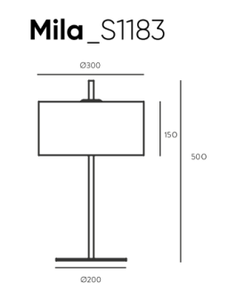 Lampa biurkowa Aromas MILA_S1183 - 3