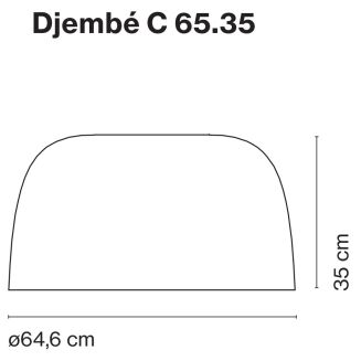 Lampa sufitowa Marset Djembé 65.35 - 5