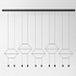 Vibia WIREFLOW LINEAL 0330 suspension 