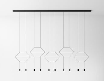 Lampa wisząca Vibia WIREFLOW LINEAL 0330 suspension