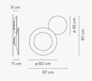 Vibia PUCK WALL ART 5485 / 5486 - 6