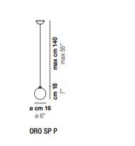 Vistosi ORO SP P wisząca - 4