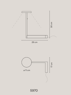Lampa biurkowa Vibia FLAT 5970 - 4