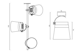 Lampa wisząca Zero Lighting GINZA vertical - 2
