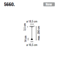 Vibia NORTH 5660 - 3