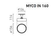 Chors MYCO IN 160 wpuszczana - 2