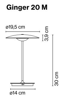 Lampa biurkowa Marset Ginger Portable - 15