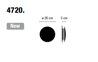 Kinkiet led VIBIA MERIDIANO 4720 - 4