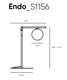 Lampa biurkowa Aromas ENDO_S1156 - 3