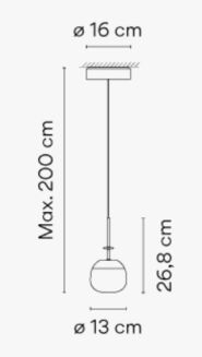 Lampa wisząca Vibia TEMPO 5772 - 5