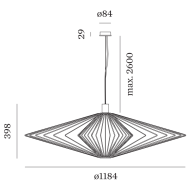 Wever&Ducre WIRO 3.0 DIAMOND 2,6m wisząca - 4