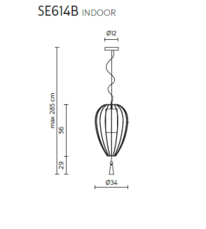 Lampa wisząca Karman CELL suspension SE614B - 3