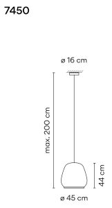 Vibia Knit wisząca - 4