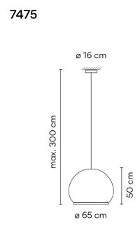 Lampa wisząca Vibia Knit - 8