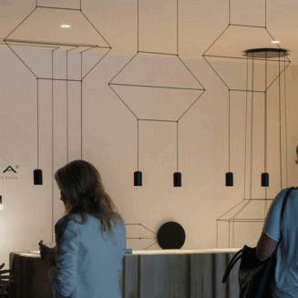 Lampa wisząca led VIBIA WIREFLOW 0320 - 2