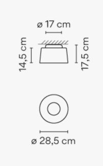 Lampa sufitowa led Vibia TUBE 6100 - 5