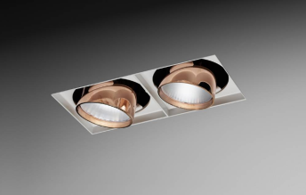 Lampa led PURALUCE - ORIENTE SQUARE 2modules recessed