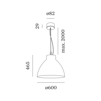Lampa wisząca Wever&Ducre BISHOP 6.0/8.0 - 4