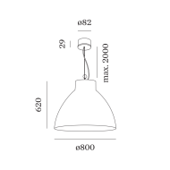 Wever&Ducre BISHOP 6.0/8.0 wisząca - 2