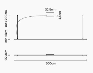 Lampa wisząca Fabbian FREELINE - 13