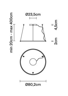 Lampa wisząca led FABBIAN OLYMPIC High Power - 3