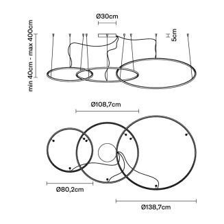 Lampa wisząca led FABBIAN OLYMPIC High Power - 7