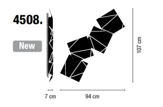 Kinkiet led VIBIA ORIGAMI 4508 - 6