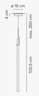 Lampa wisząca Vibia HALO JEWEL 2355 - 7