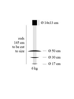 Lampa wisząca Catellani & Smith MACCHINA DELLA LUCE mod. E - 3