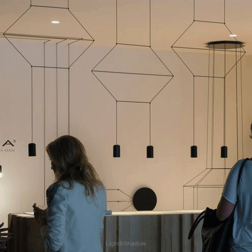 Lampa wisząca Vibia WIREFLOW LINEAL 0325