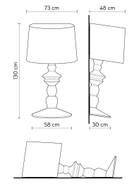 Karman ALIBABIG podłogowa/kinkiet - 7