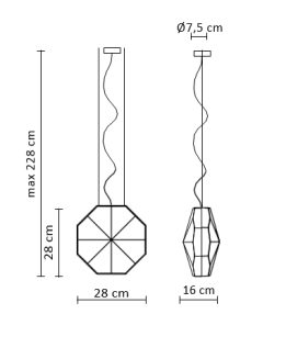 Lampa wisząca Karman 24 KARATI 113 - 2