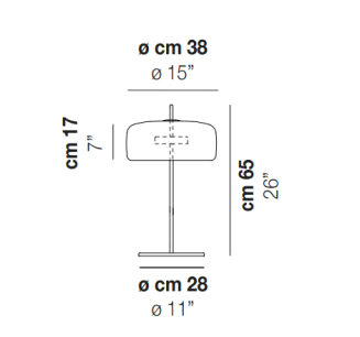 Lampa biurkowa Vistosi JUBE LT G - 2