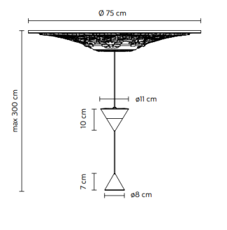 Lampa wisząca Karman MOONBLOOM SE256 2B/SE256 4B - 4