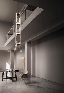 Lampa wisząca Flos Noctambule 3 Cylinders + Cone - 2