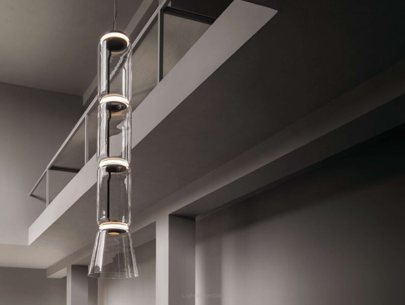Lampa wisząca Flos Noctambule 3 Cylinders + Cone