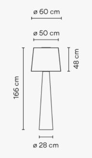 Lampa na taras Vibia WIND 4067 - 5