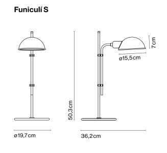 Lampa biurkowa Marset Funiculí S - 20